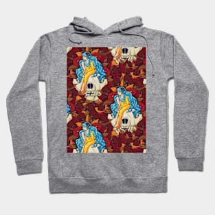 The Lamb and the Wolf Seamless Pattern Hoodie